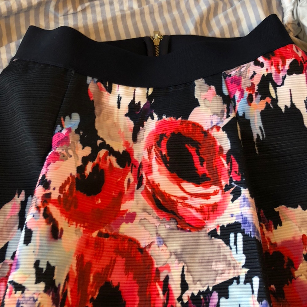Kate spade hazy floral skirt